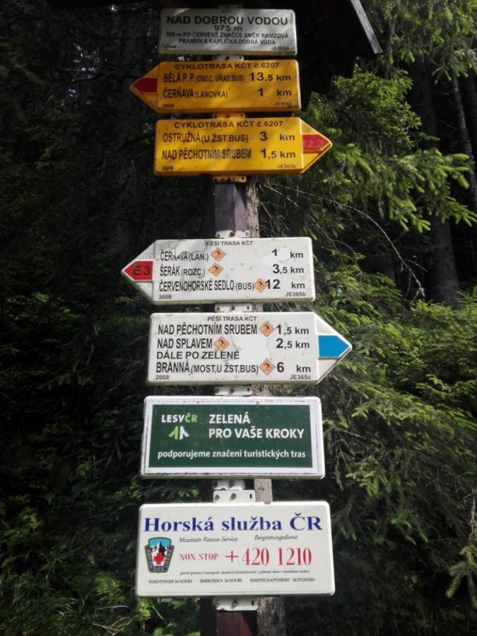 Penzion La Baita Branna Bagian luar foto