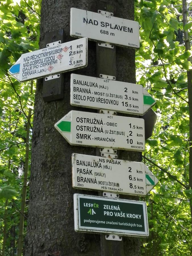 Penzion La Baita Branna Bagian luar foto